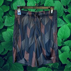 5 for $25🔥Medium (8) Athletic Works Grey & Orange Athletic Shorts